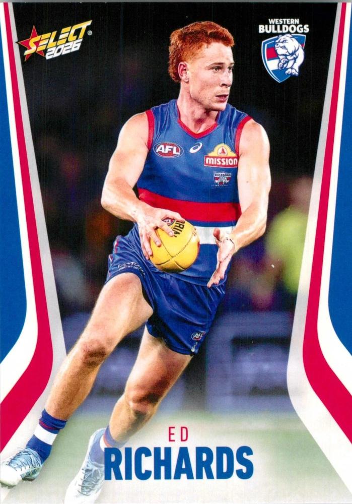 Ed Richards #230 Western Bulldogs | 2026 Select AFL Footy Stars | Trading Card