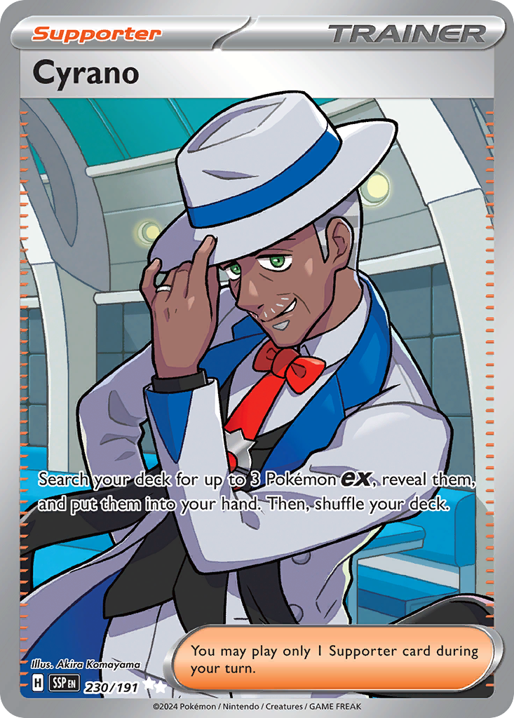 Cyrano 230/191 Ultra Rare | Surging Sparks | Pokemon Card