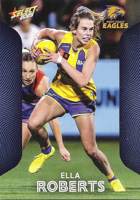 Ella Roberts #231 West Coast Eagles | 2025 Select AFL Footy Stars | Trading Card