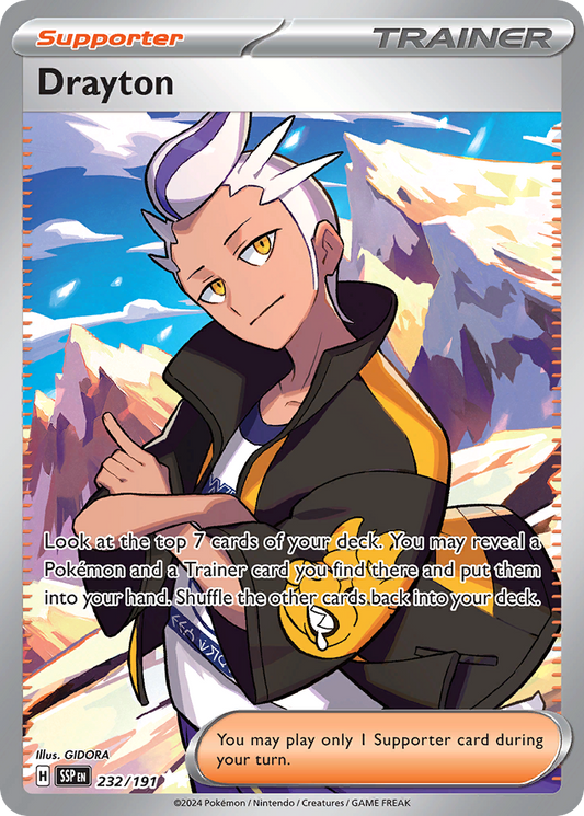Drayton 232/191 Ultra Rare | Surging Sparks | Pokemon Card