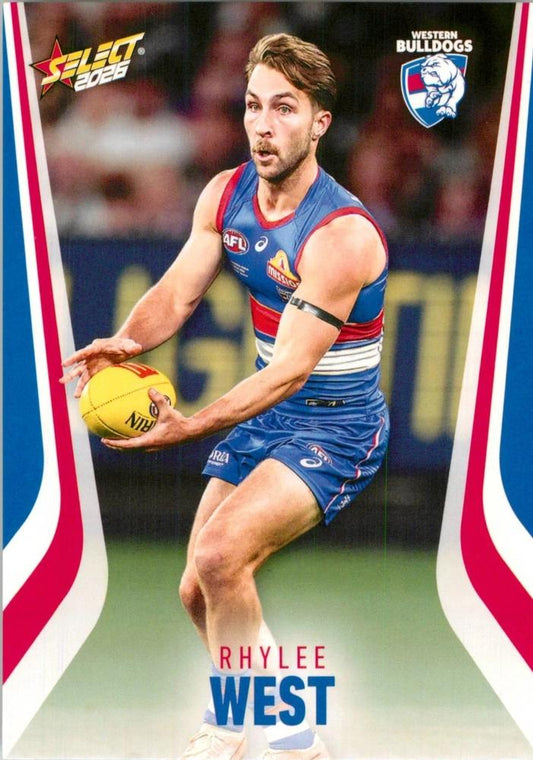 Rhylee West #233 Western Bulldogs | 2026 Select AFL Footy Stars | Trading Card