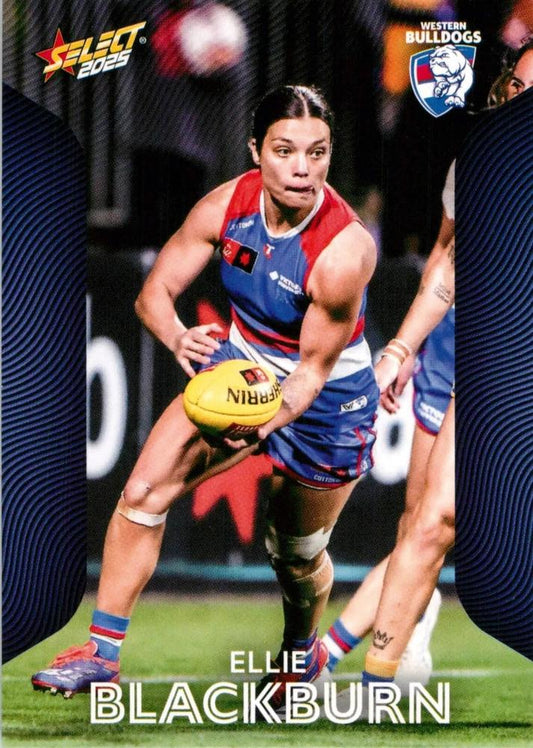 Ellie Blackburn #234 Western Bulldogs | 2025 Select AFL Footy Stars | Trading Card