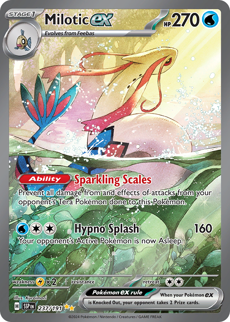 Milotic ex 237/191 Special Illustration Rare | Surging Sparks | Pokemon Card