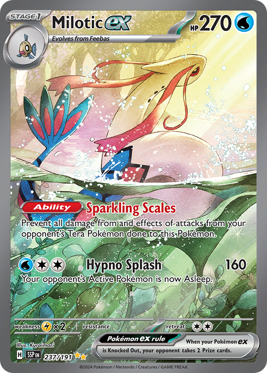 Milotic ex 237/191 Special Illustration Rare | Surging Sparks | Pokemon Card