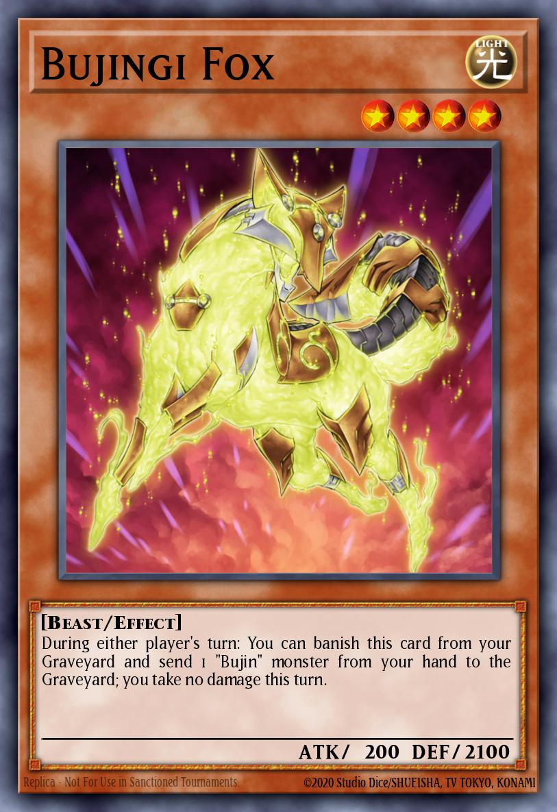 yugioh bujin cards Bujingi Fox - LVAL-EN029 Rare