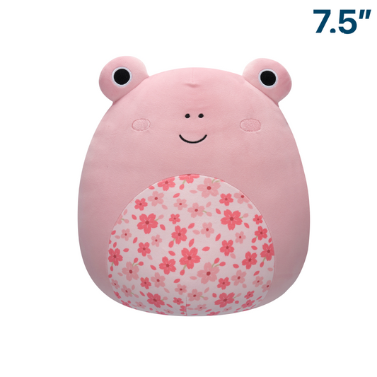Kline the Pink Frog Pattern Belly ~ 7.5" Squishmallow Plush