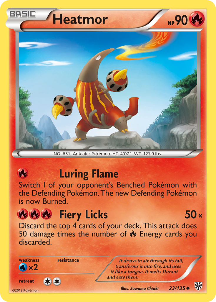 Heatmor 23/135 Uncommon | Plasma Storm | Pokemon Card