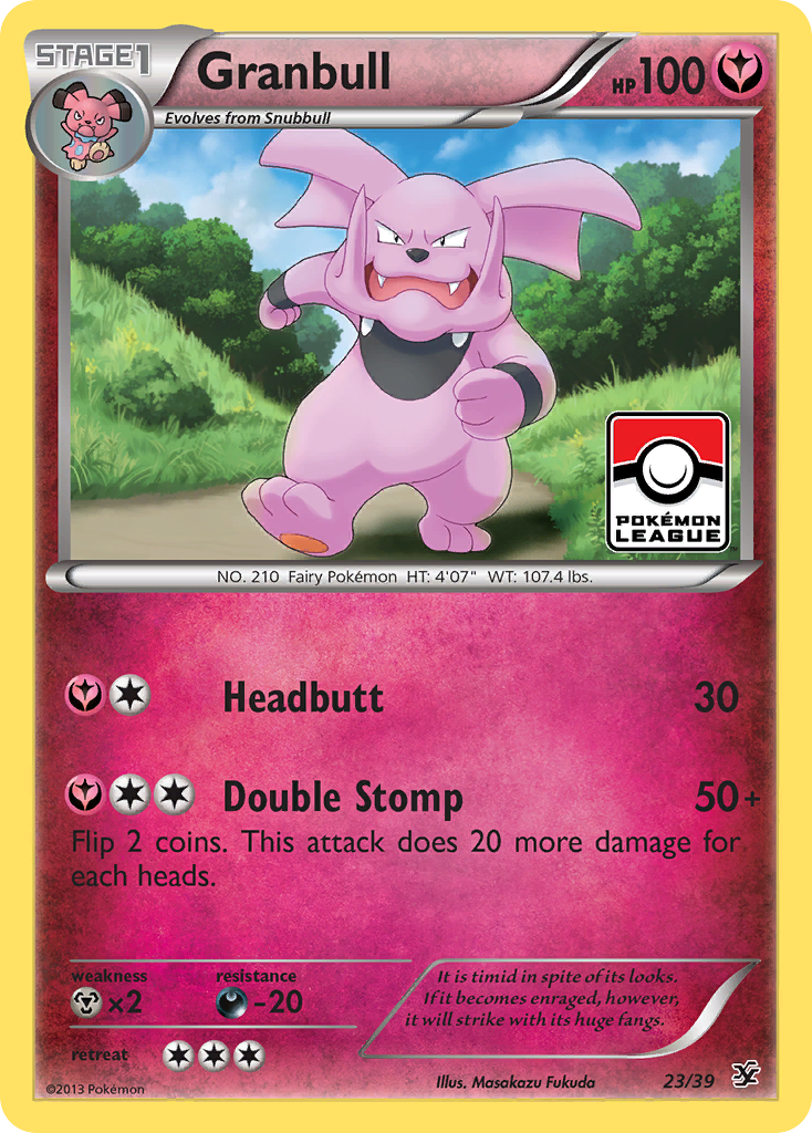 Granbull 23/39 | Kalos Starter Set | Pokemon Card