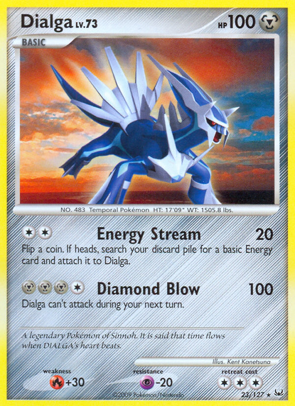 Dialga 23/127 Rare | Platinum | Pokemon Card