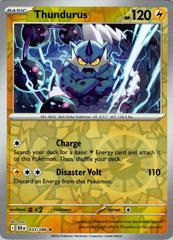 Thundurus 33/86 Reverse Holo | Black Bolt | Pokemon Card