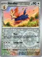 Herdier 75/86 Reverse Holo | White Flare | Pokemon Card