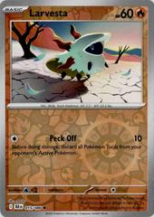 Larvesta 15/86 Reverse Holo | Black Bolt | Pokemon Card