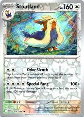 Stoutland 76/86 Reverse Holo | White Flare | Pokemon Card