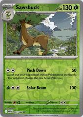 Sawsbuck 7/86 Reverse Holo | White Flare | Pokemon Card