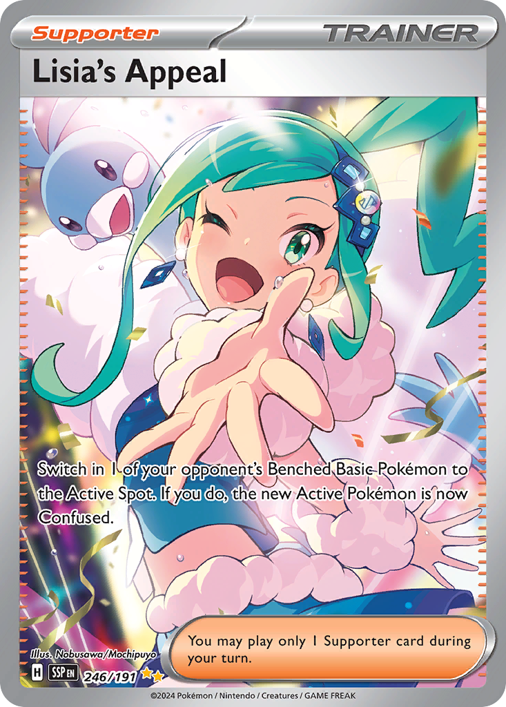 Lisia's Appeal 246/191 Special Illustration Rare | Surging Sparks | Pokemon Card