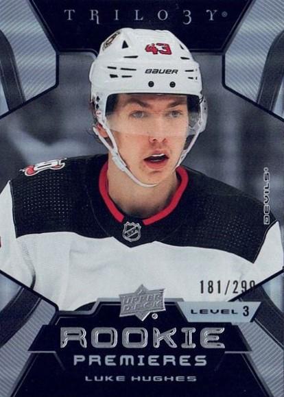 Luke Hughes #247 New Jersey Devils | 2023-24 Upper Deck Trilogy | NHL Trading Card