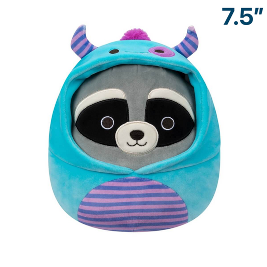 Raccoon in Costume ~ 7.5" Squishmallow Plush ~ In Stock!
