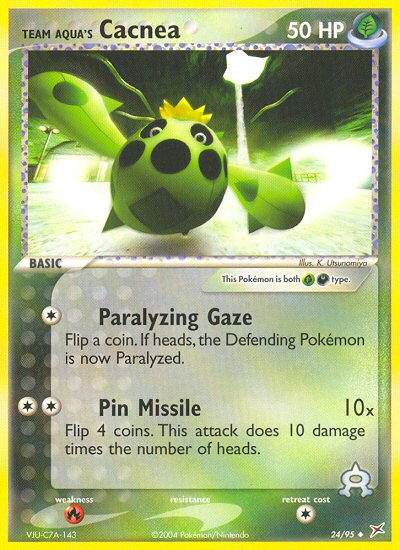 pokemon card api Buy Team Aqua's Cacnea