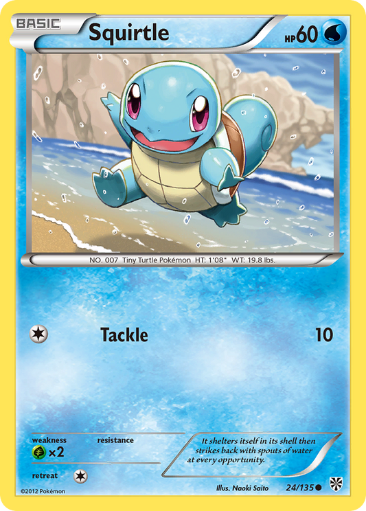 Squirtle 24/135 Common | Plasma Storm | Pokemon Card