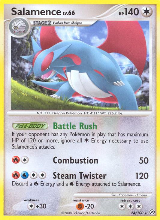 Salamence 24/100 Rare | Stormfront | Pokemon Card