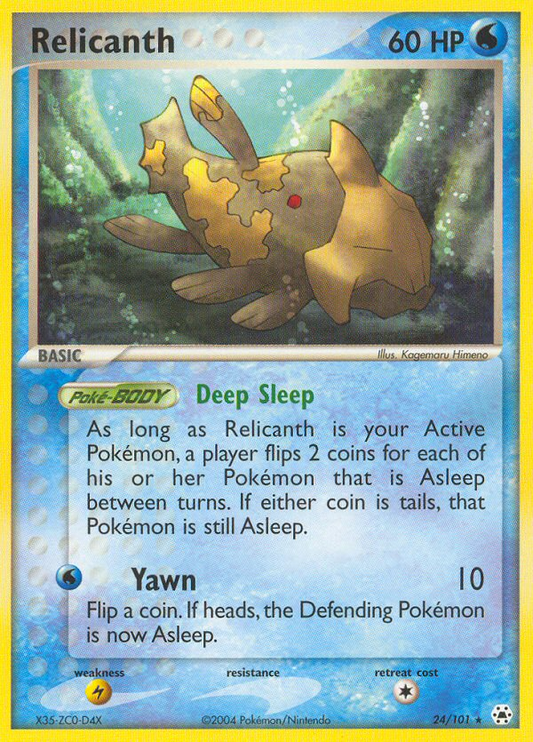 Relicanth 24/101 Rare | Hidden Legends | Pokemon Card