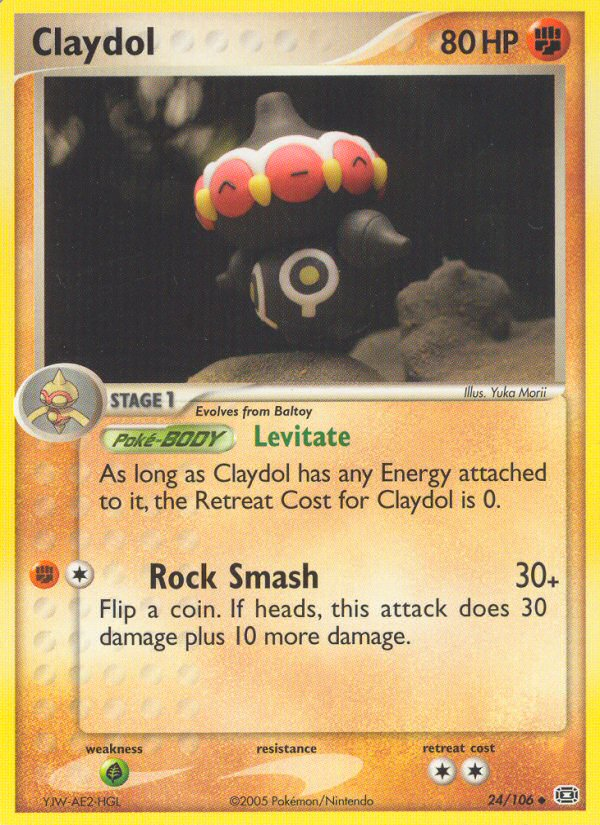 Claydol 24/106 Uncommon | Emerald | Pokemon Card