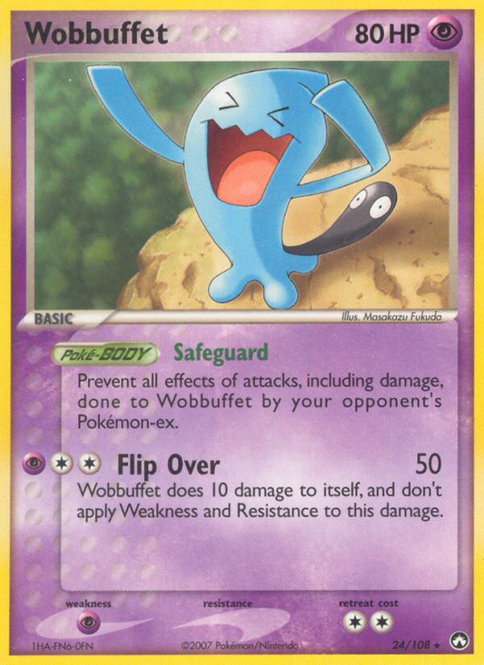 Wobbuffet 24/108 Rare | Power Keepers | Pokemon Card