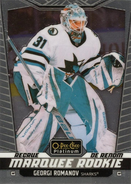 Georgi Romanov #250 San Jose Sharks | 2024-25 O-Pee-Chee Platinum | NHL Trading Card