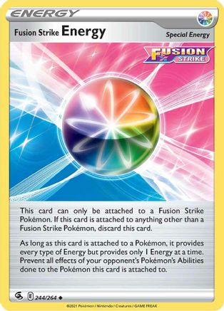 Fusion Strike Energy 244/264 Reverse Holo | Fusion Strike | Pokemon Card