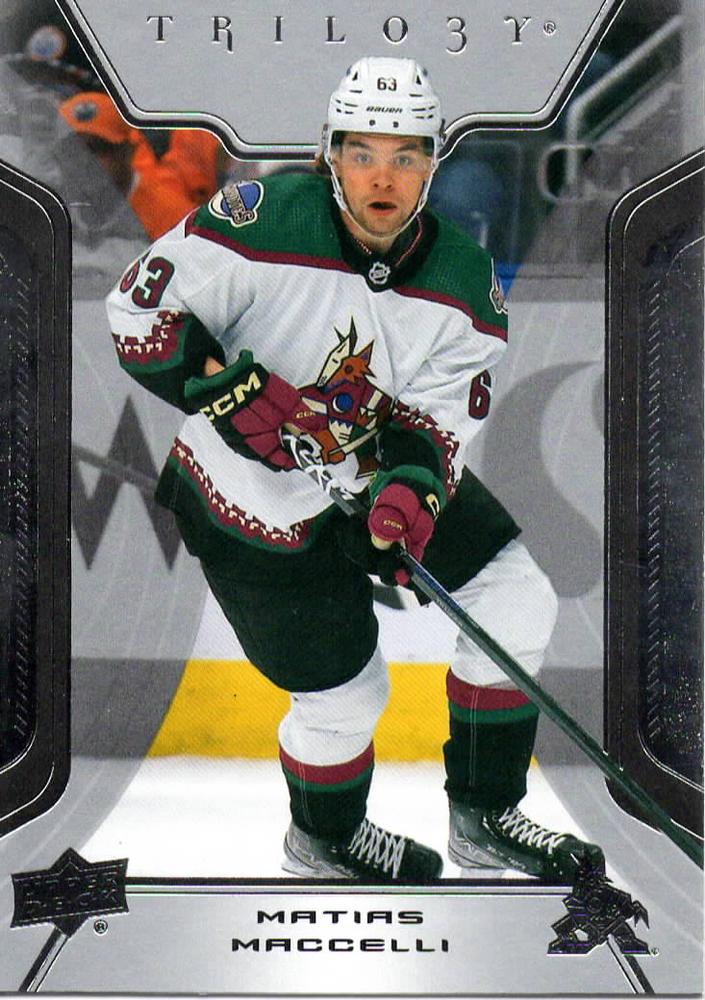 Matias Maccelli #25 Arizona Coyotes | 2023-24 Upper Deck Trilogy | NHL Trading Card