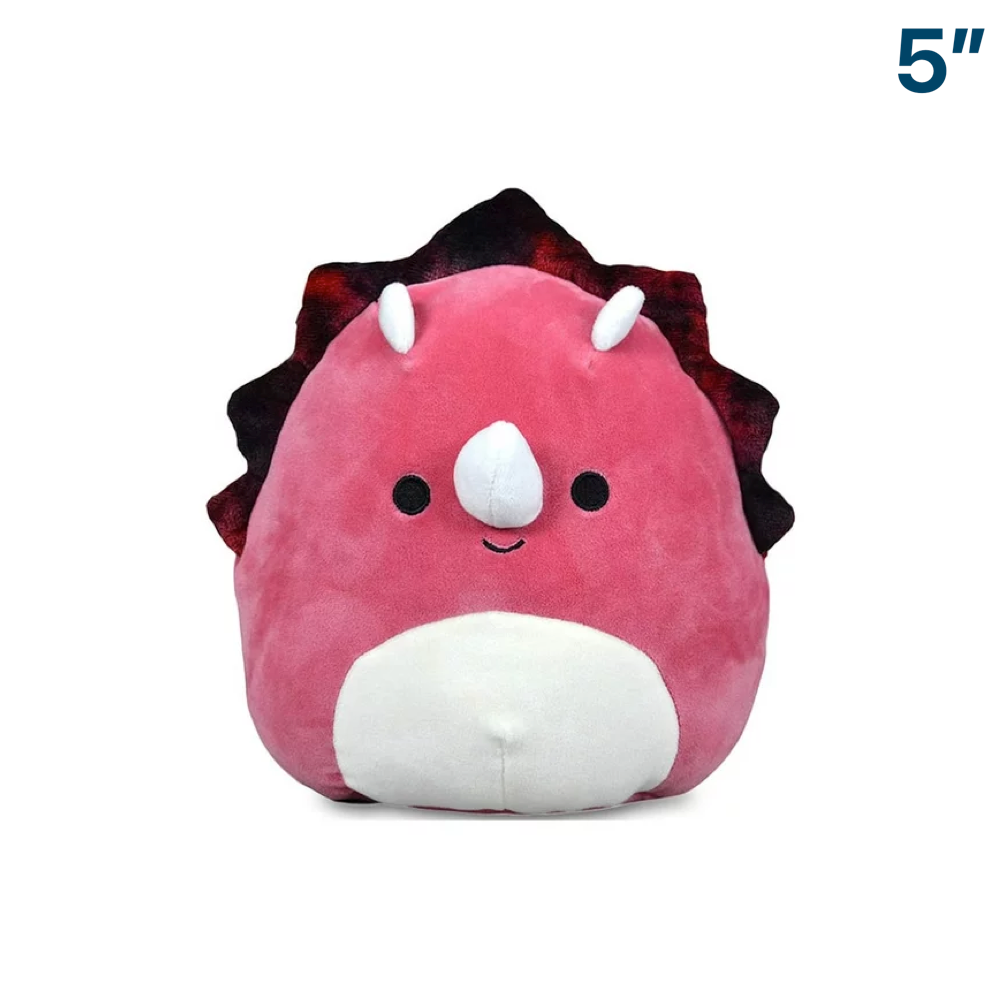 Tristan the Red Triceratops ~ 5" Squishmallow Plush