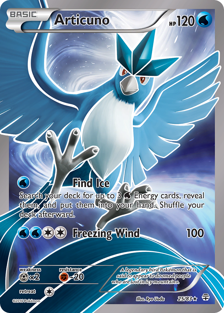Articuno 25/83 Rare Holo | Generations | Pokemon Card