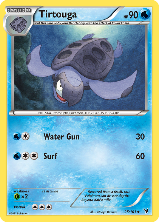 Tirtouga 25/101 Uncommon | Noble Victories | Pokemon Card
