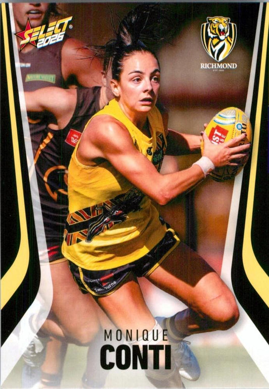 Monique Conti #261 Richmond Tigers | 2026 Select AFL Footy Stars | Trading Card