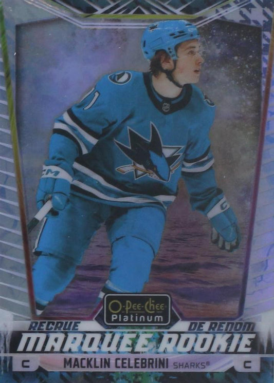 Macklin Celebrini #263 San Jose Sharks | 2024-25 O-Pee-Chee Platinum | NHL Trading Card