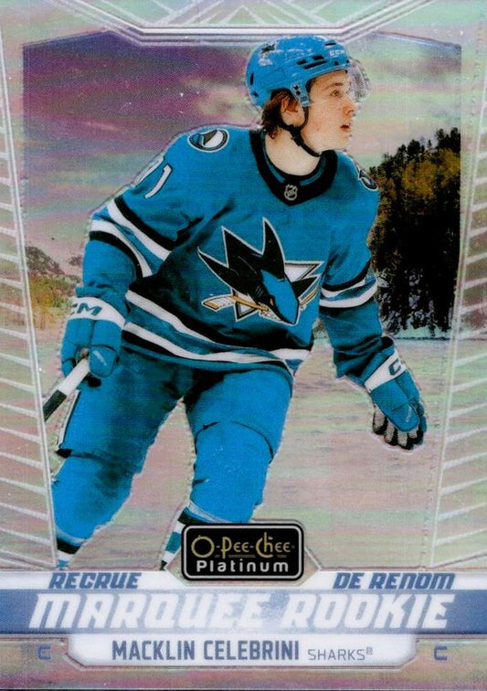 Macklin Celebrini #263 San Jose Sharks | 2024-25 O-Pee-Chee Platinum | NHL Trading Card
