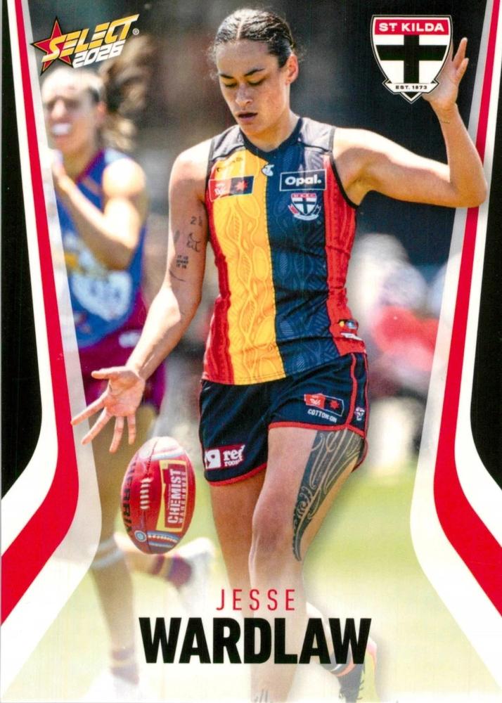 Jesse Wardlaw #264 St. Kilda Saints | 2026 Select AFL Footy Stars | Trading Card