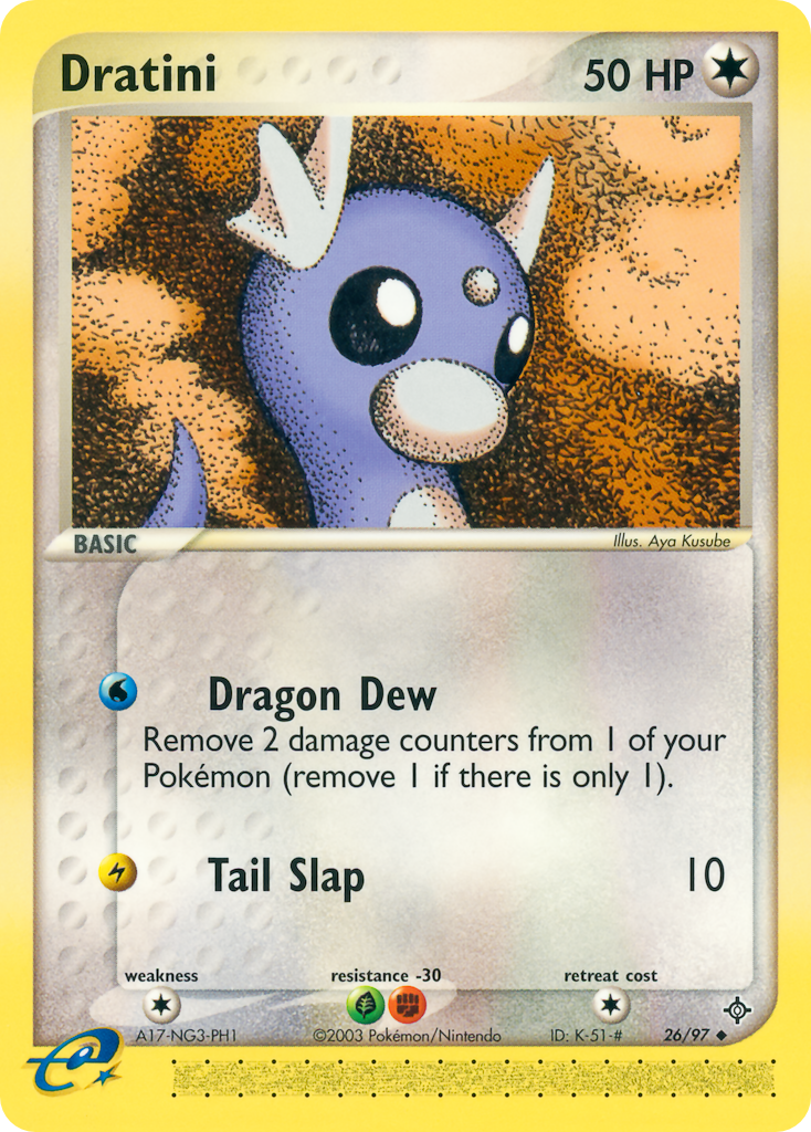 Dratini 26/97 Uncommon | Dragon | Pokemon Card