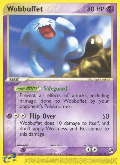 Wobbuffet 26/100 Rare | Sandstorm | Pokemon Card