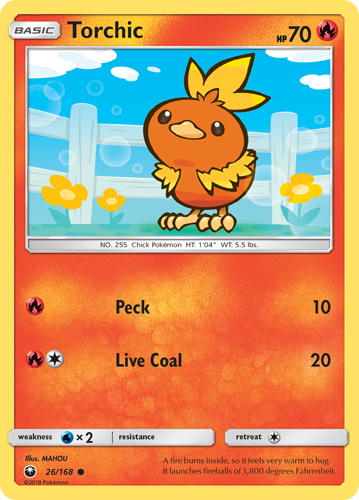 Torchic 26/168 Common | Celestial Storm | Pokemon Card
