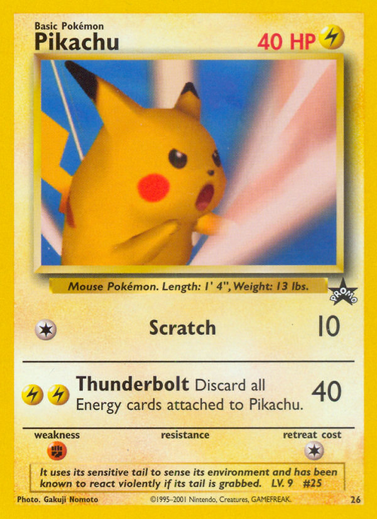 Pikachu 26/53 Promo | Wizards Black Star Promos | Pokemon Card