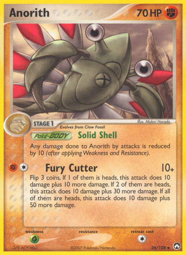 Anorith 26/108 Uncommon | Power Keepers | Pokemon Card