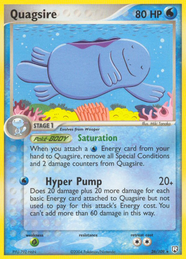 Quagsire 26/109 Rare | Team Rocket Returns | Pokemon Card