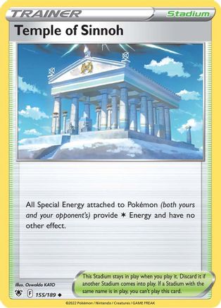 Temple of Sinnoh 155/189 Reverse Holo | Astral Radiance | Pokemon Card