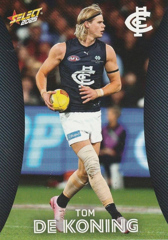 Tom De Koning #27 Carlton Blues | 2025 Select AFL Footy Stars | Trading Card