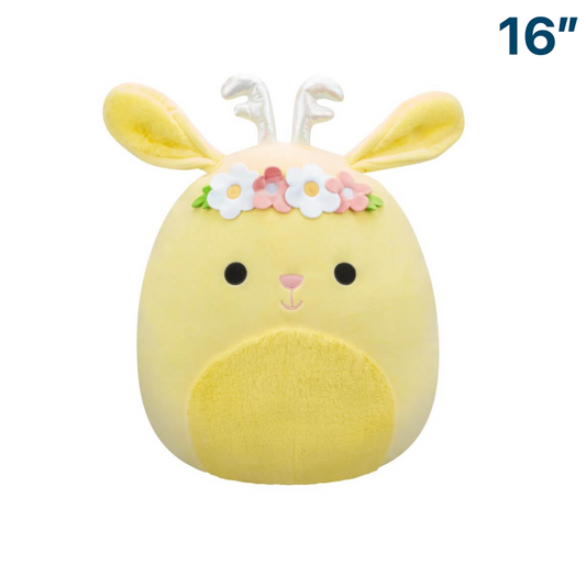Yellow Jackalope ~ 16" Wave 18 B Squishmallow Plush