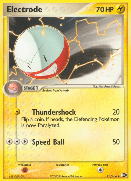 Electrode 27/106 Uncommon | Emerald | Pokemon Card
