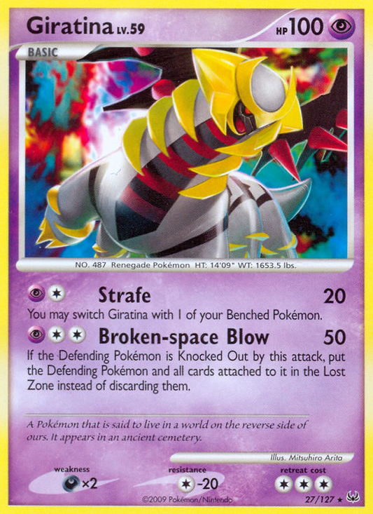 Giratina 27/127 Rare | Platinum | Pokemon Card
