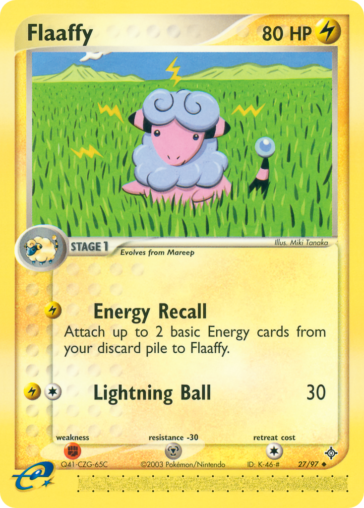 Flaaffy 27/97 Uncommon | Dragon | Pokemon Card