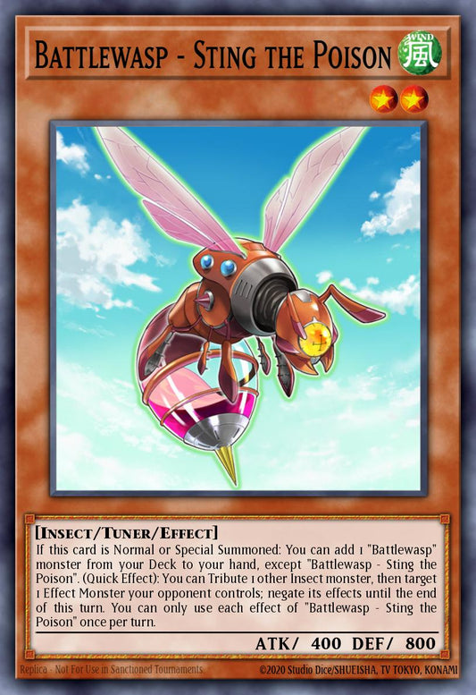 Battlewasp Sting the Poison - BLHR-EN033 Ultra Rare | Yu-Gi-Oh! Card